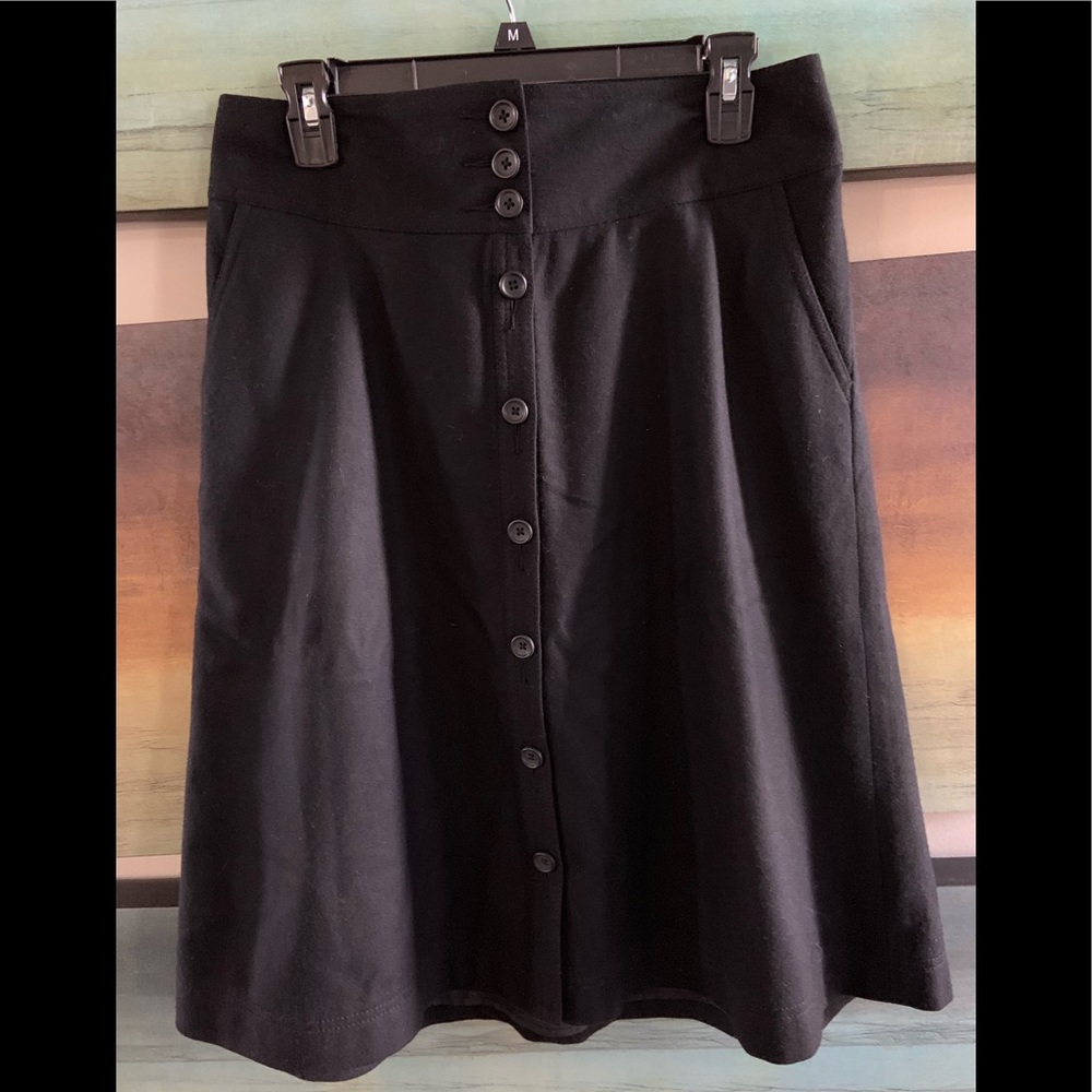 BananaRepublic | 80% Wool A-Line Skirt